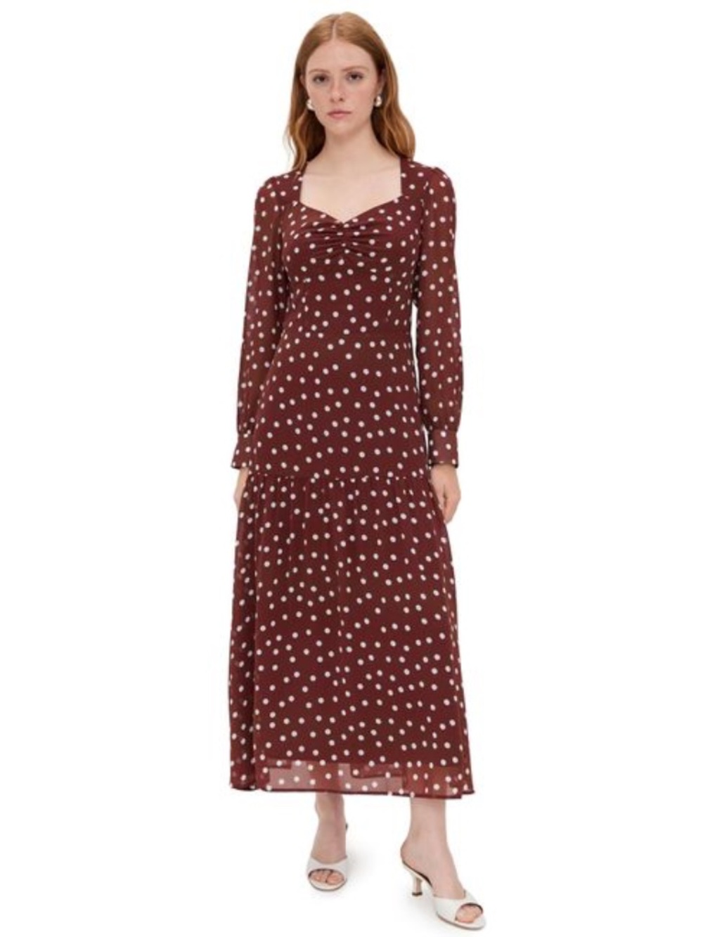 o.p.t Women's Selma Polka Dot Maxi Dress